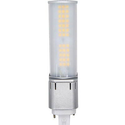 Light Efficient Design 7W LED - 26W CFL Equal - G24d Base - 2700K - Horizontal - 10ct