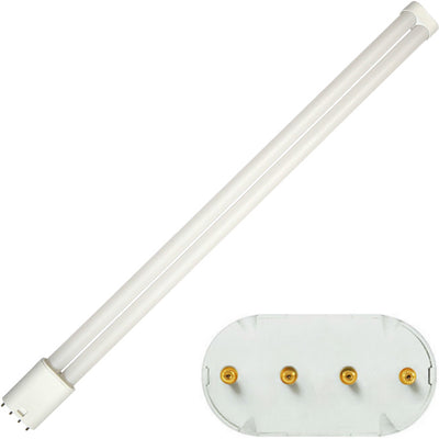 Light Efficient Design 17W LED - 36W CFL Equal - 2G11 Base - 4000K - 10ct