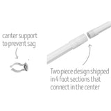 Light Efficient Design - 42W T8 LED - Ballast Bypass - 8ft - 4000K - R17D Base - Shatter Resistant Glass - 20ct