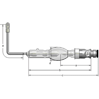 Philips LTI XDC-2001C - 2000W - Christie Cinema Projector Lamp