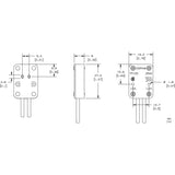 Osram 69021 TP120 12IN/18GA/ULSF1 | Tp120, Socket, Lampholder 12" Leads - 100ct