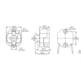 Osram 69370 G12 24IN/18GA/UL3239 | G12 Socket 24" 3239/ 5Kv - 4ct