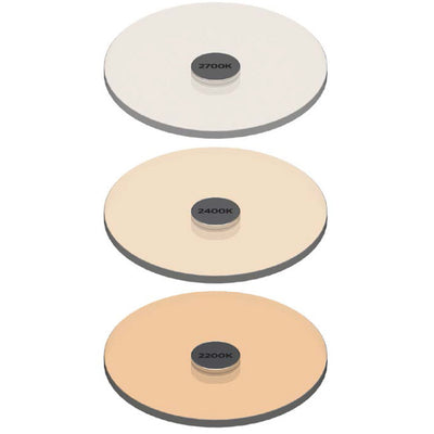Soraa 00319 - SNAP Lens - 2" Color Filter, 3/4 CTO, 3000K to 2200K - 10ct