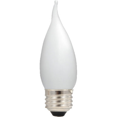 Sylvania 40783 LED B10 - 5.5W - 60W Equal - E26 Base - 2700K - 90+ CRI - Bent Tip - 12ct