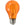 Sylvania 40301 - Colored Glass LED A19 - 4.5W - 120V - Orange - Dimmable - 6ct
