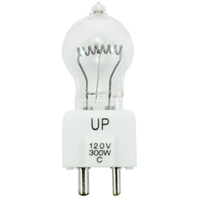 Ushio 1000896 JCD120V-300WC - Halogen - 300W - 120V - GY9.5 Base - Clear - 10ct