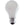 Ushio 1001268 PH212 - 150W - A21 - E26 Medium Base - Incandescent Enlarger Bulb - 30ct